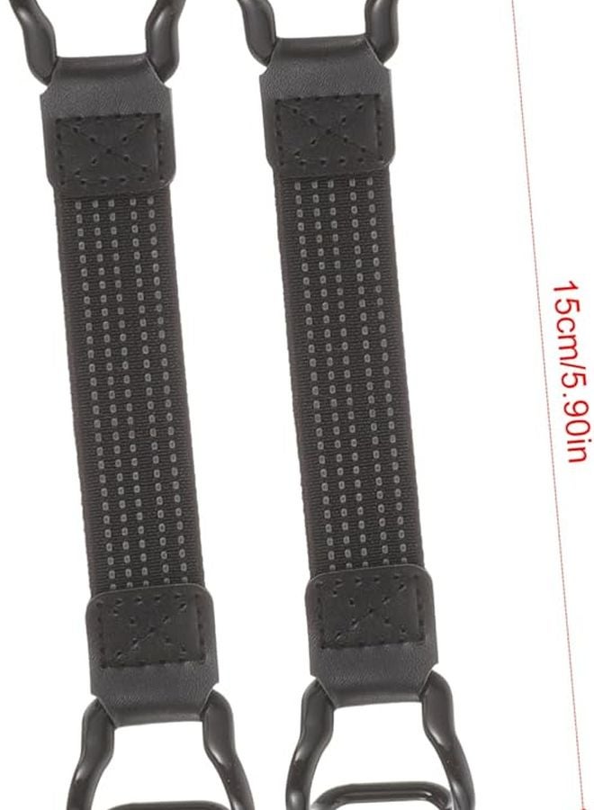 Balacoo 2 Pack Elastic Phone Hand Strap Holder Grip for Travel Everyday Use Black - Image 2